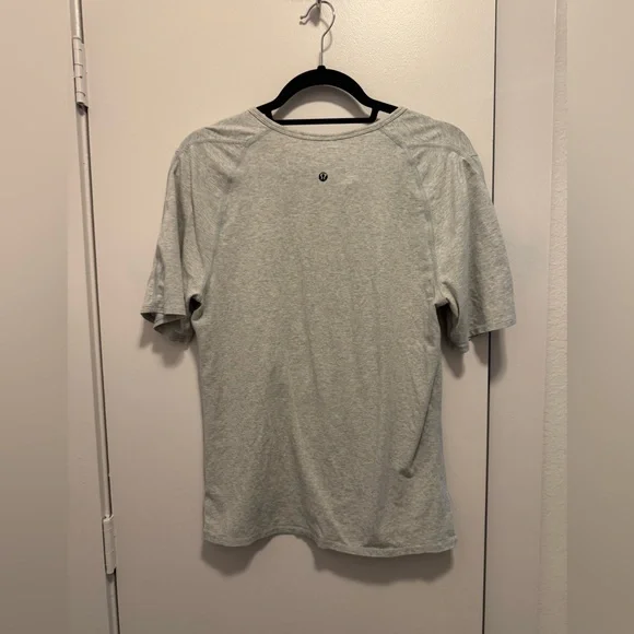 Lululemon Men’s Small 1/4 Button Up Cotton Jersey T Shirt Grey - Picture 2 of 8